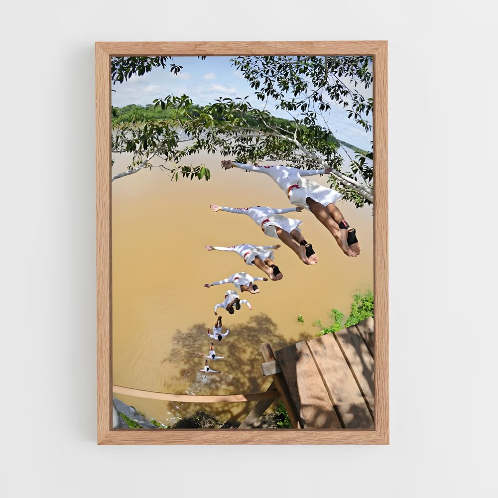 Poster Plongée Libérée – affiche Plongeon de falaise (vue 4)
